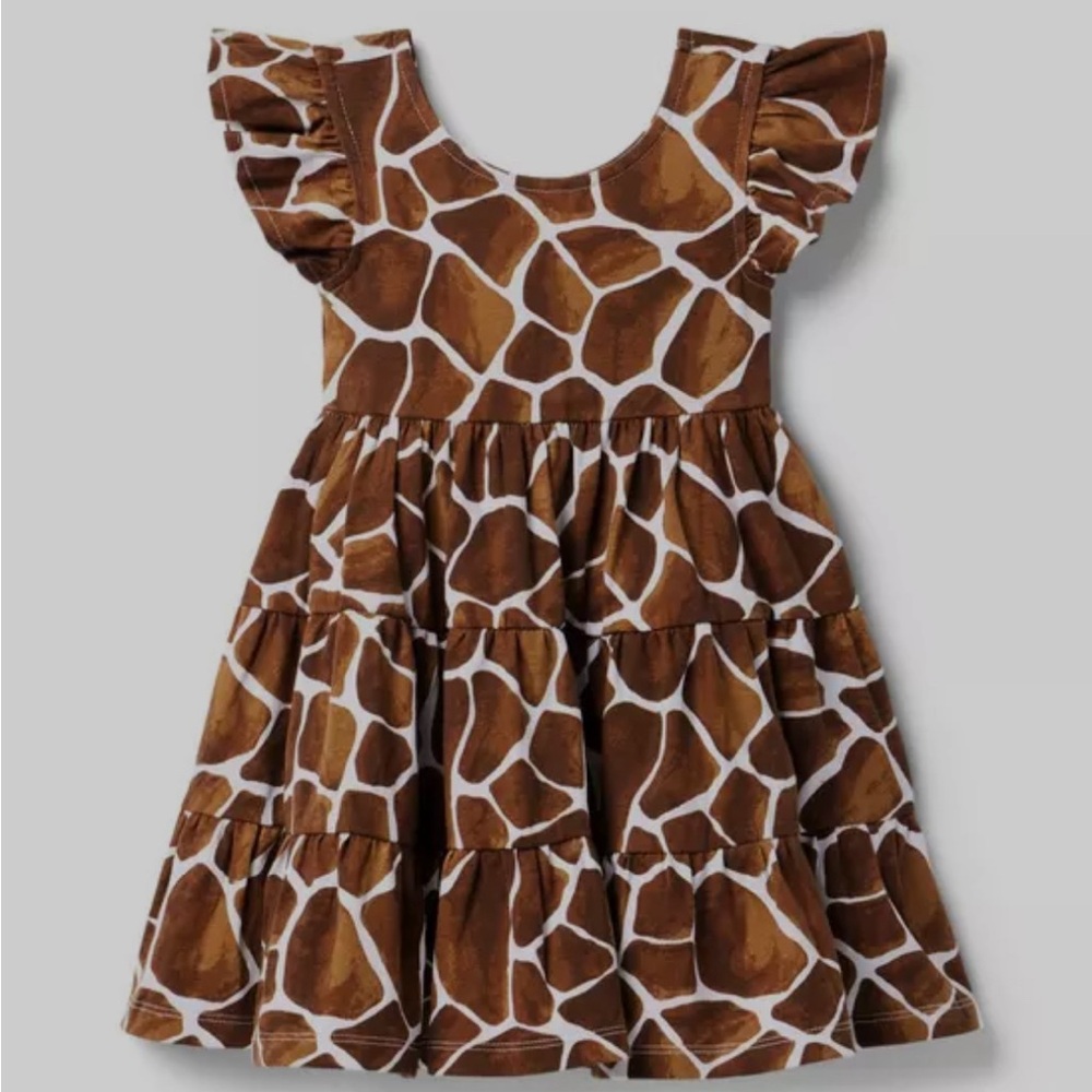 Janie and Jack Giraffe print dress